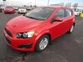 2013 Inferno Orange Metallic Chevrolet Sonic LT Hatch  photo #1