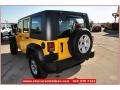 2009 Detonator Yellow Jeep Wrangler Unlimited X 4x4  photo #5