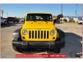 2009 Detonator Yellow Jeep Wrangler Unlimited X 4x4  photo #11