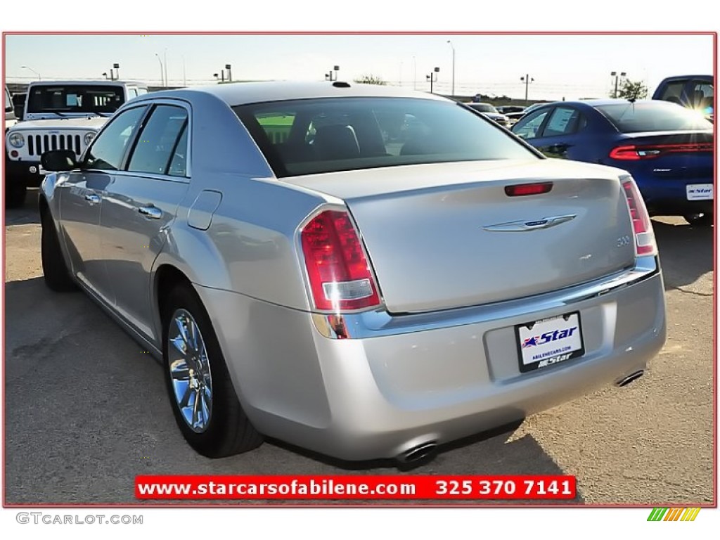 2012 300 Limited - Bright Silver Metallic / Black photo #3
