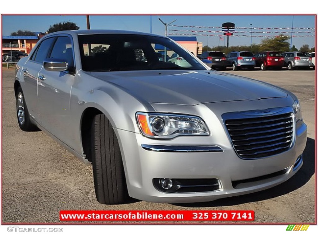 2012 300 Limited - Bright Silver Metallic / Black photo #8