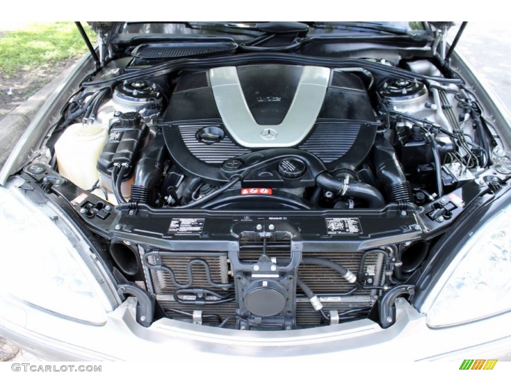 2005 Mercedes-Benz S 600 Sedan 5.5 Liter Twin-Turbocharged SOHC 36-Valve V12 Engine Photo #73402697