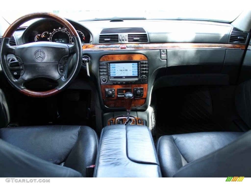 2005 Mercedes-Benz S 600 Sedan Charcoal Dashboard Photo #73402862