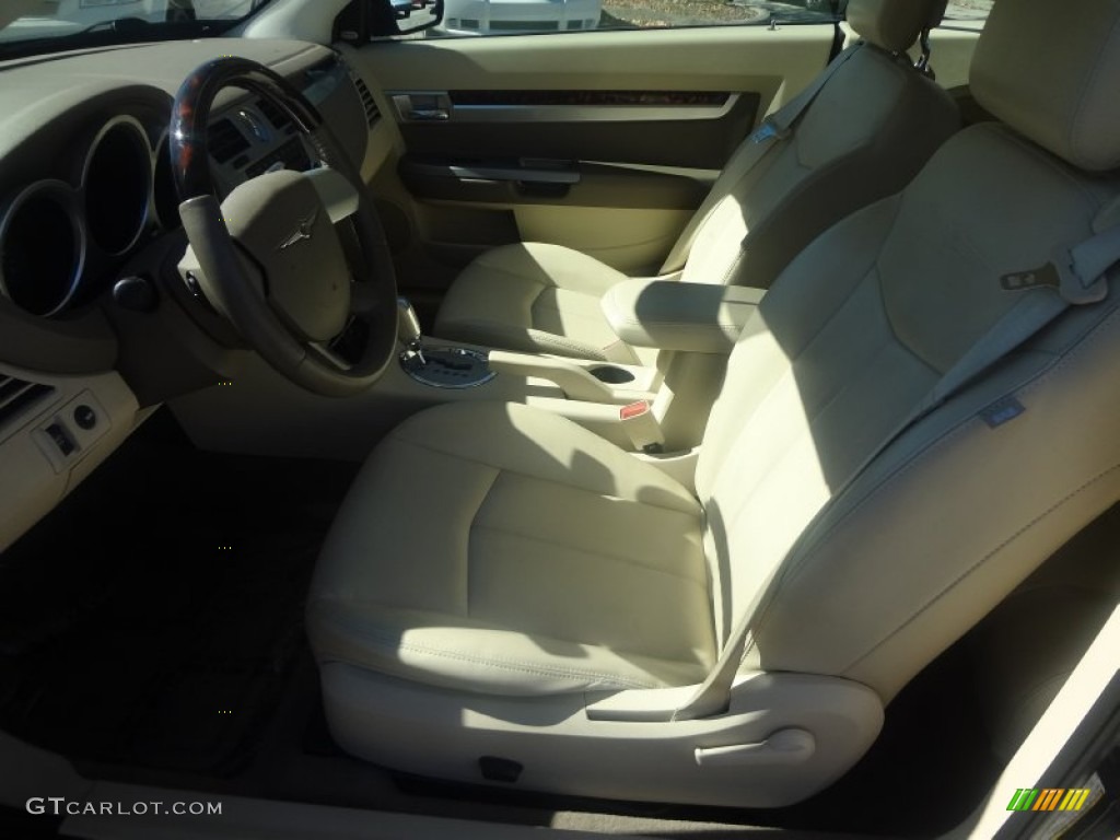 2010 Sebring Limited Hardtop Convertible - Brilliant Black Crystal Pearl / Medium Pebble Beige/Cream photo #4