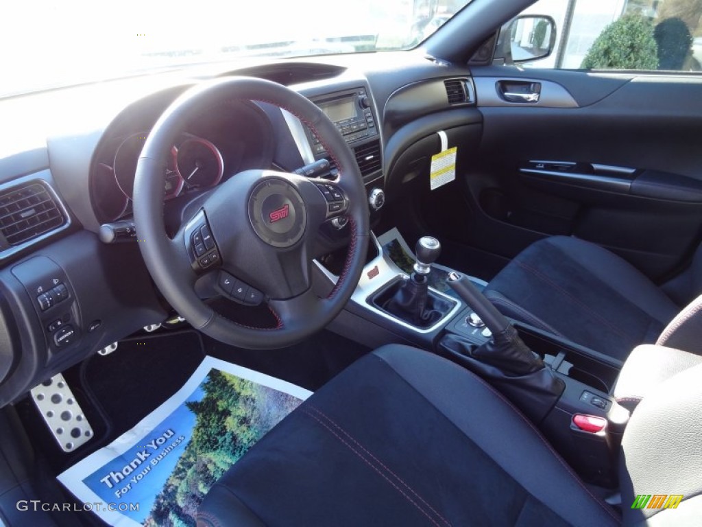STi Black Alcantara/Carbon Black Interior 2012 Subaru Impreza WRX STi 4 Door Photo #73404212
