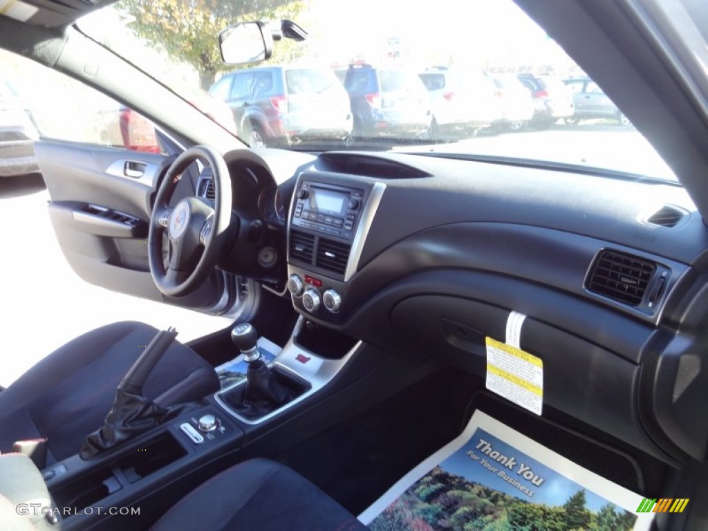2012 Subaru Impreza WRX STi 4 Door STi Black Alcantara/Carbon Black Dashboard Photo #73404286