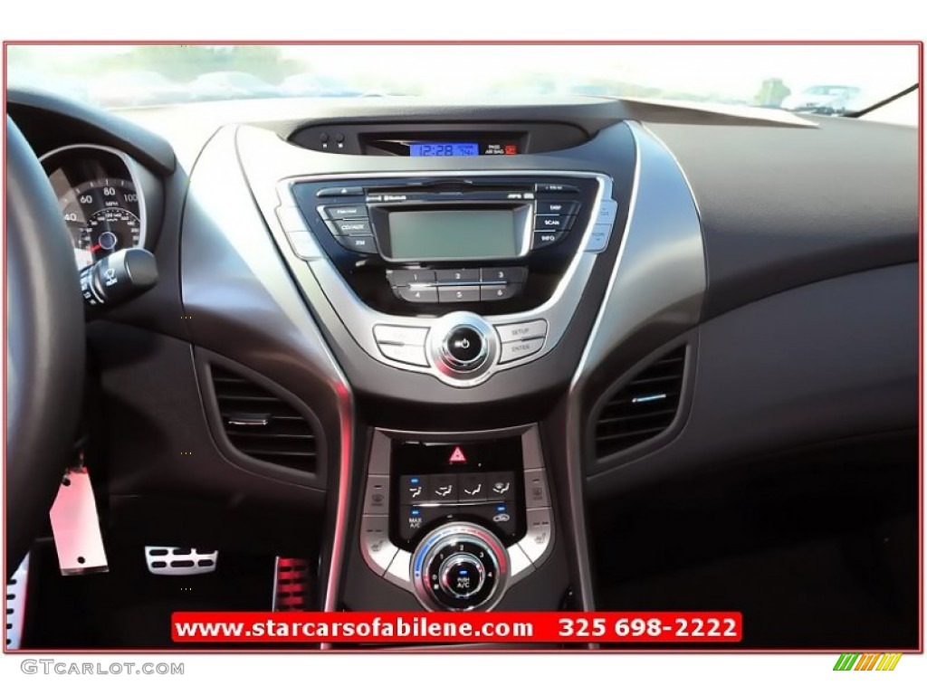 2013 Elantra Coupe SE - Volcanic Red / Black photo #23
