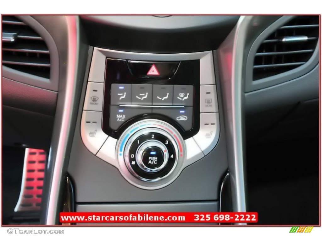 2013 Elantra Coupe SE - Volcanic Red / Black photo #25