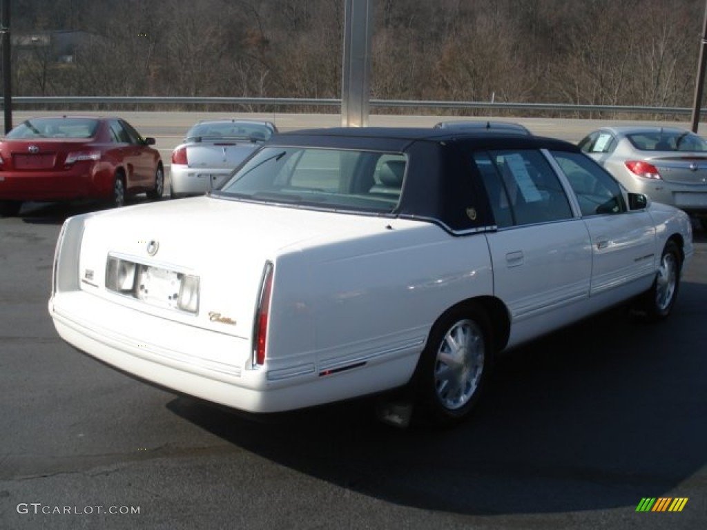 1999 DeVille Concours - White Diamond / Navy Blue photo #6