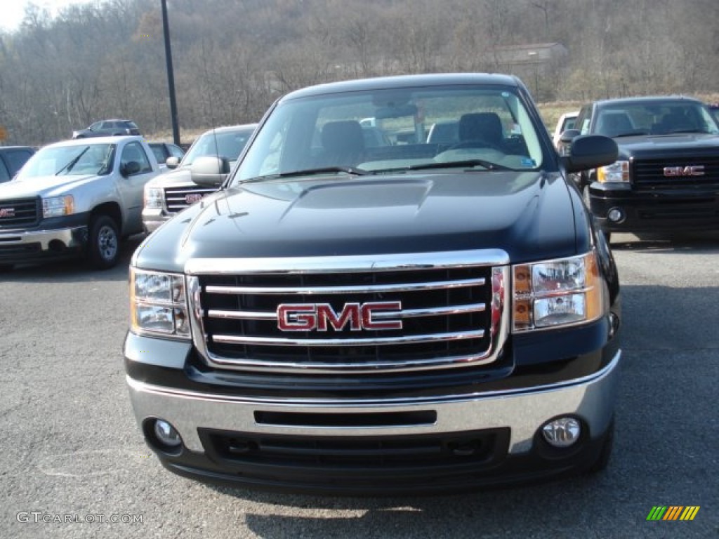 2013 Sierra 1500 Regular Cab 4x4 - Onyx Black / Dark Titanium photo #3
