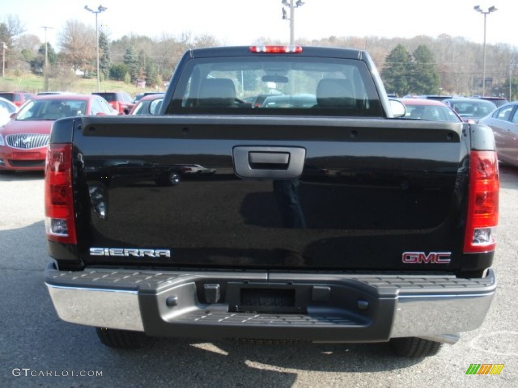 2013 Sierra 1500 Regular Cab 4x4 - Onyx Black / Dark Titanium photo #7
