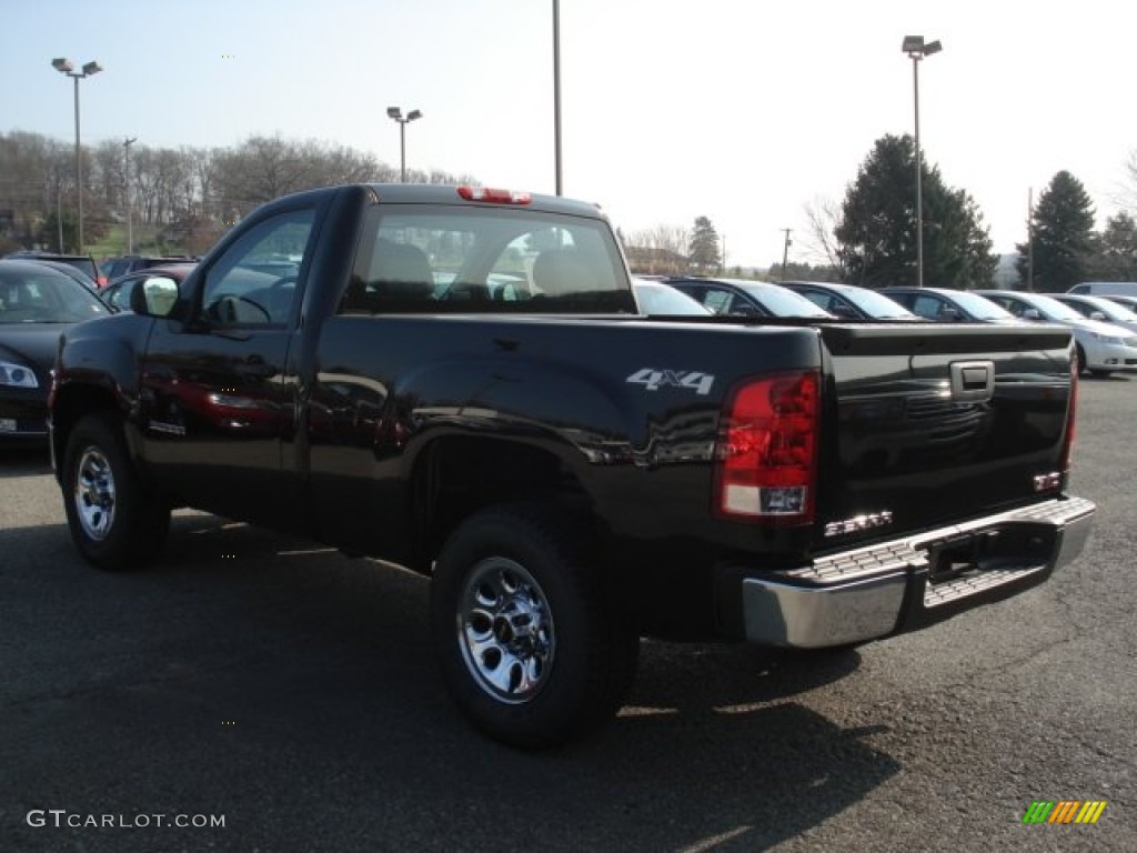 2013 Sierra 1500 Regular Cab 4x4 - Onyx Black / Dark Titanium photo #8