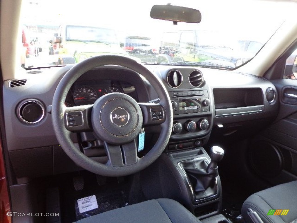 2013 Jeep Patriot Sport Dark Slate Gray Dashboard Photo #73407335