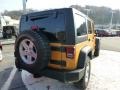 2012 Dozer Yellow Jeep Wrangler Unlimited Rubicon 4x4  photo #5