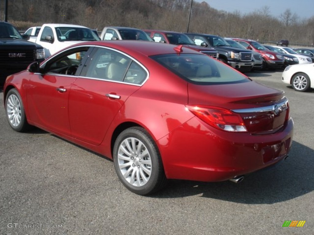 2013 Regal Turbo - Crystal Red Tintcoat / Cashmere photo #8