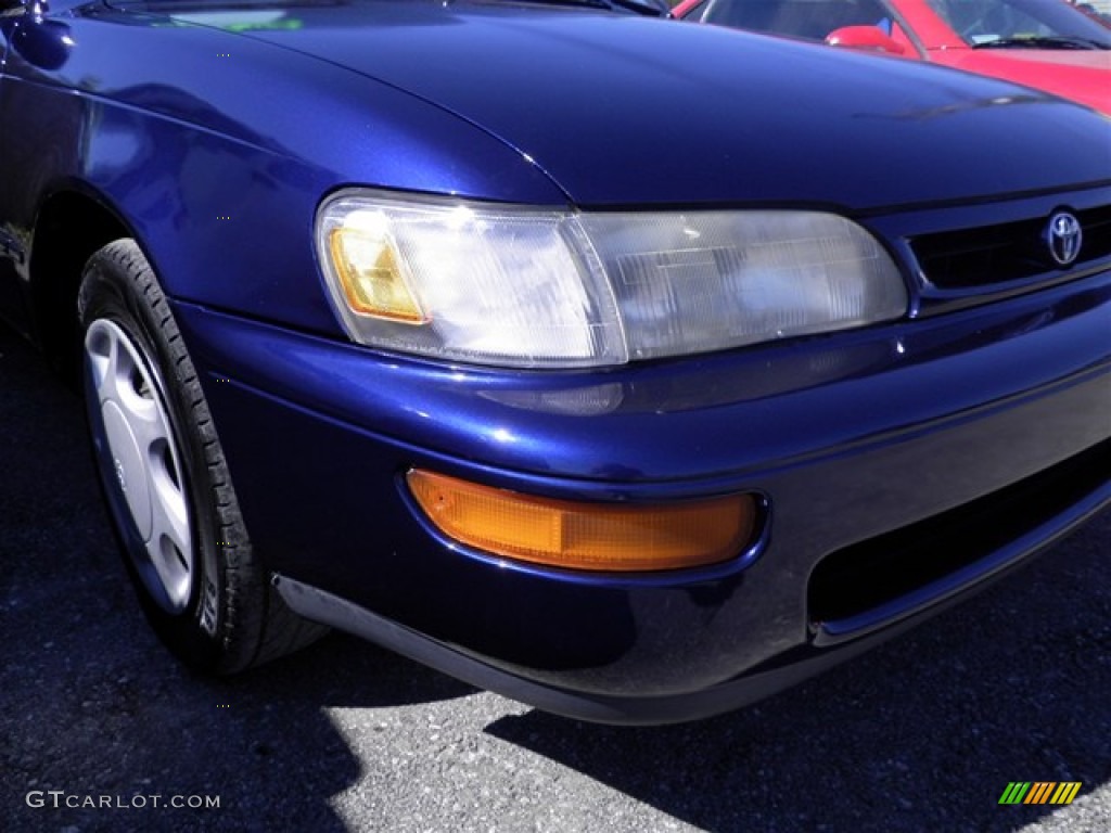 1997 Corolla DX - Dark Blue Pearl / Gray photo #2