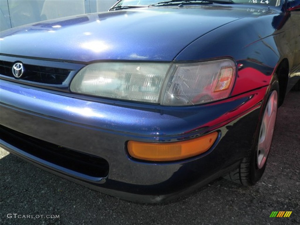 1997 Corolla DX - Dark Blue Pearl / Gray photo #6