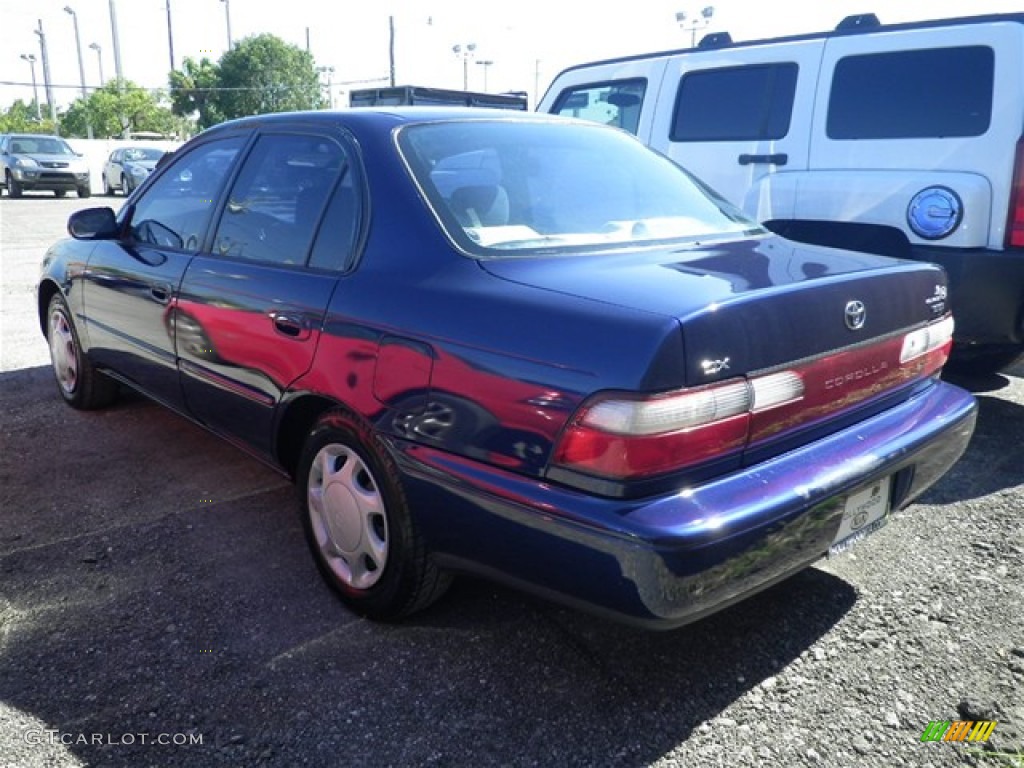 1997 Corolla DX - Dark Blue Pearl / Gray photo #8