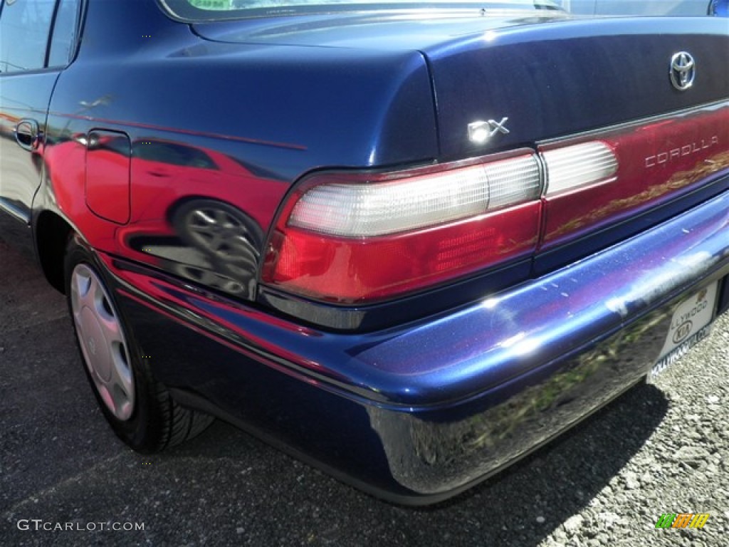 1997 Corolla DX - Dark Blue Pearl / Gray photo #9