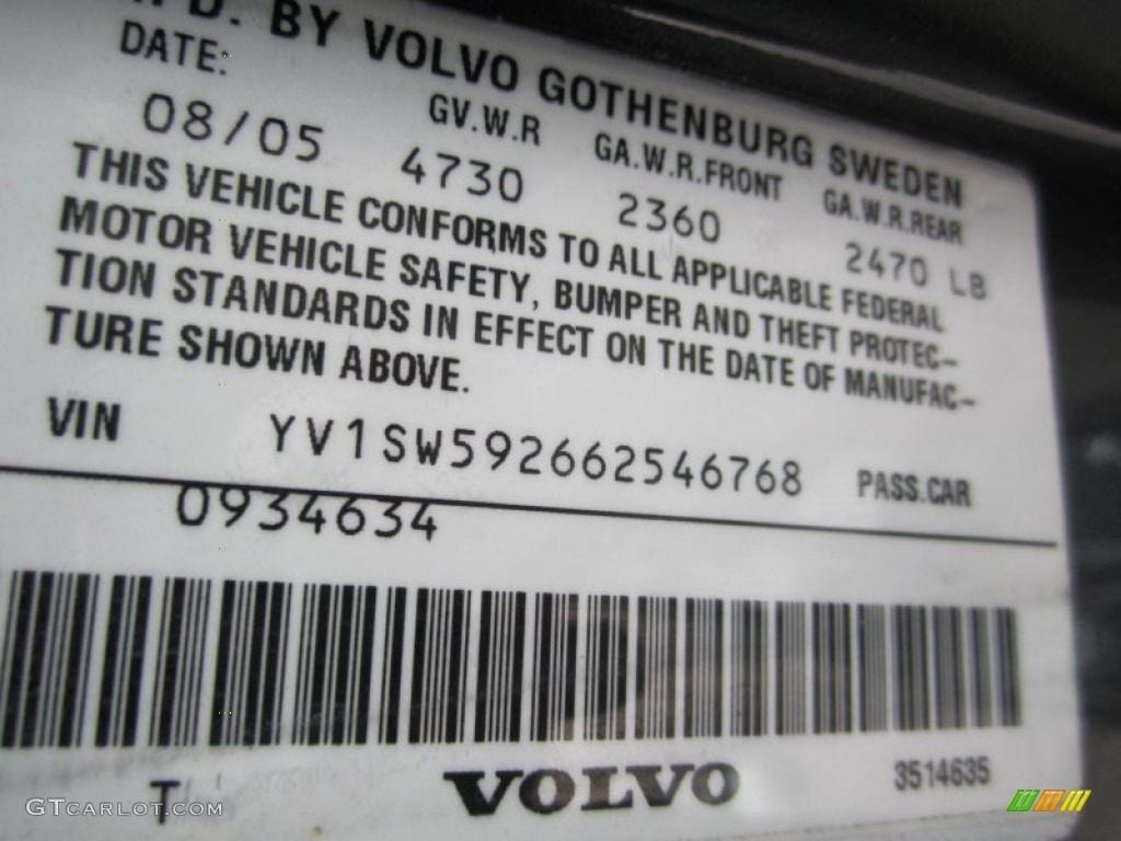 2006 V70 2.5T - Titanium Gray Metallic / Taupe/Light Taupe photo #14