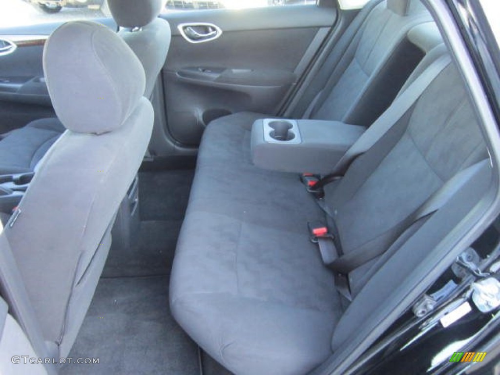 Charcoal Interior 2013 Nissan Sentra SL Photo #73409669