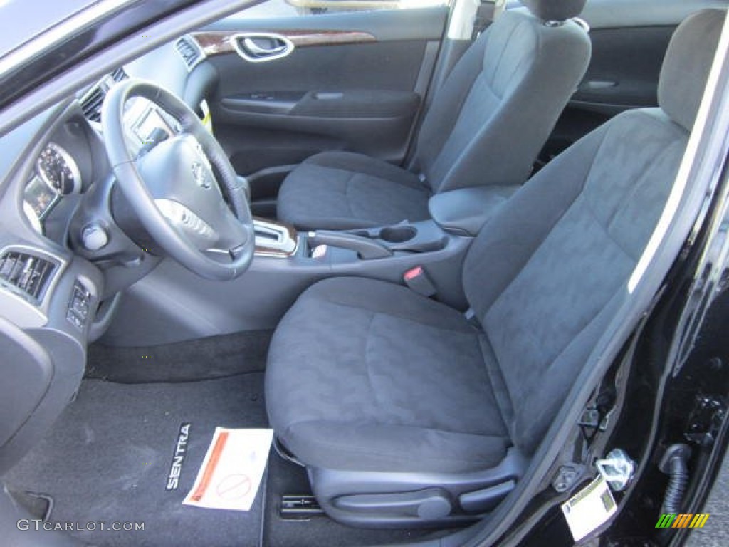 Charcoal Interior 2013 Nissan Sentra SL Photo #73409702