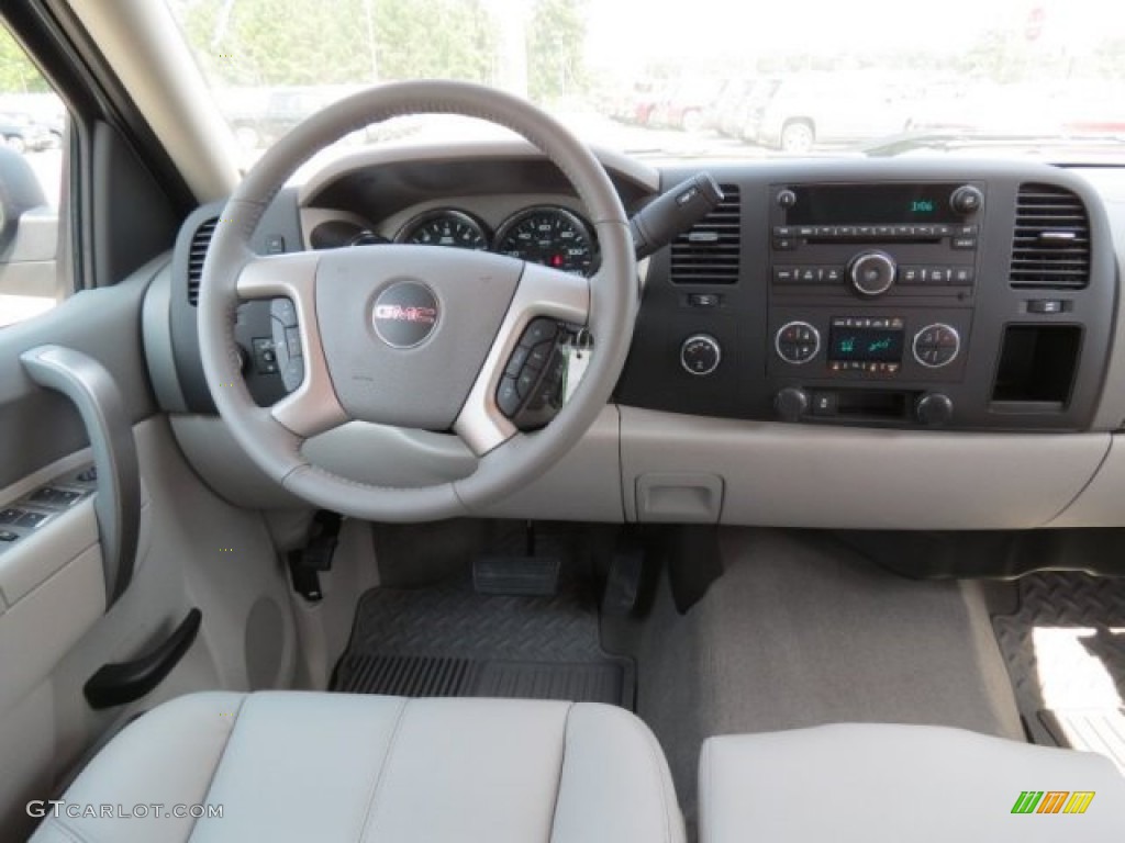 2013 Sierra 1500 SLE Crew Cab 4x4 - Quicksilver Metallic / Light Titanium/Dark Titanium photo #15