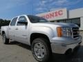 2013 Quicksilver Metallic GMC Sierra 1500 SLT Crew Cab 4x4  photo #1