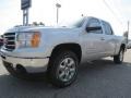 2013 Quicksilver Metallic GMC Sierra 1500 SLT Crew Cab 4x4  photo #3