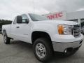 Summit White 2013 GMC Sierra 2500HD SLE Extended Cab