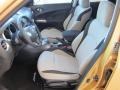 2013 Nissan Juke Gray/Silver Trim Interior Front Seat Photo