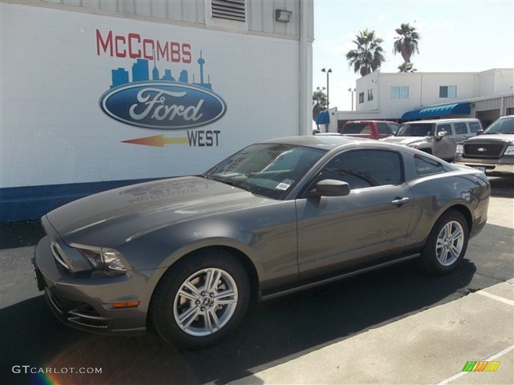 2013 Mustang V6 Coupe - Sterling Gray Metallic / Charcoal Black photo #1