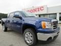 Heritage Blue Metallic 2013 GMC Sierra 1500 SLT Crew Cab