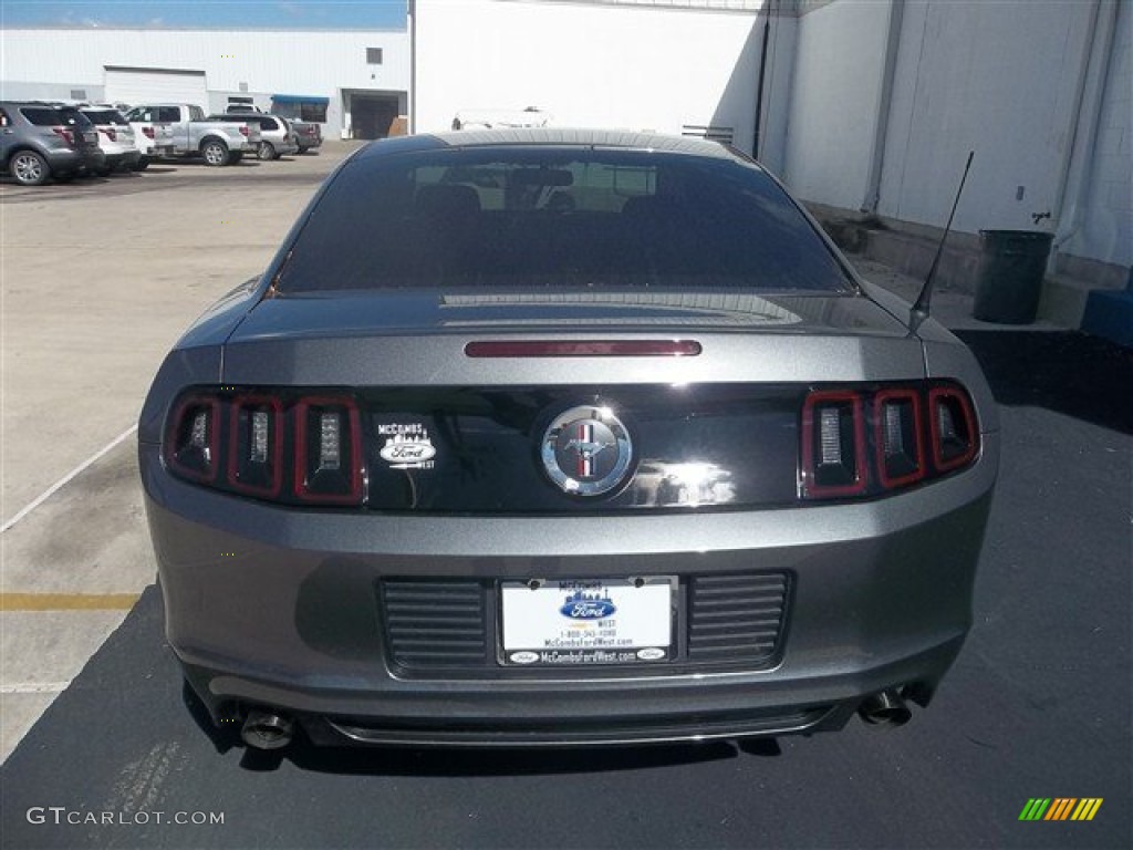 2013 Mustang V6 Coupe - Sterling Gray Metallic / Charcoal Black photo #4