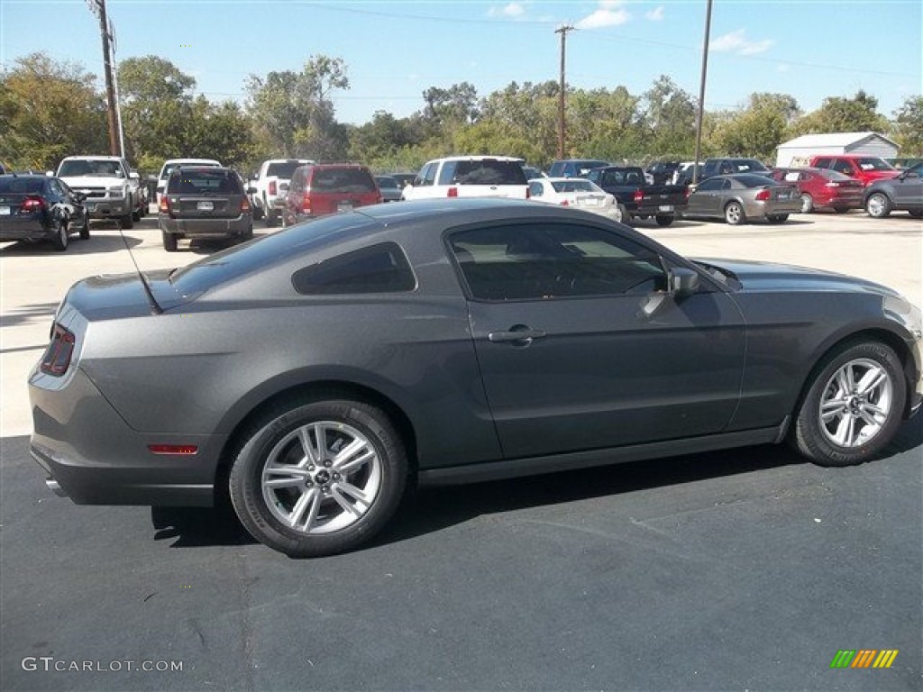 2013 Mustang V6 Coupe - Sterling Gray Metallic / Charcoal Black photo #8