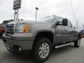 2013 Steel Gray Metallic GMC Sierra 2500HD Denali Crew Cab  photo #3