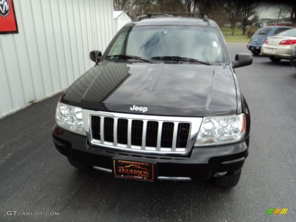 2004 Grand Cherokee Limited 4x4 - Brillant Black Crystal Pearl / Dark Slate Gray photo #2