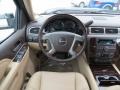 2013 GMC Sierra 2500HD Cocoa/Light Cashmere Interior Steering Wheel Photo