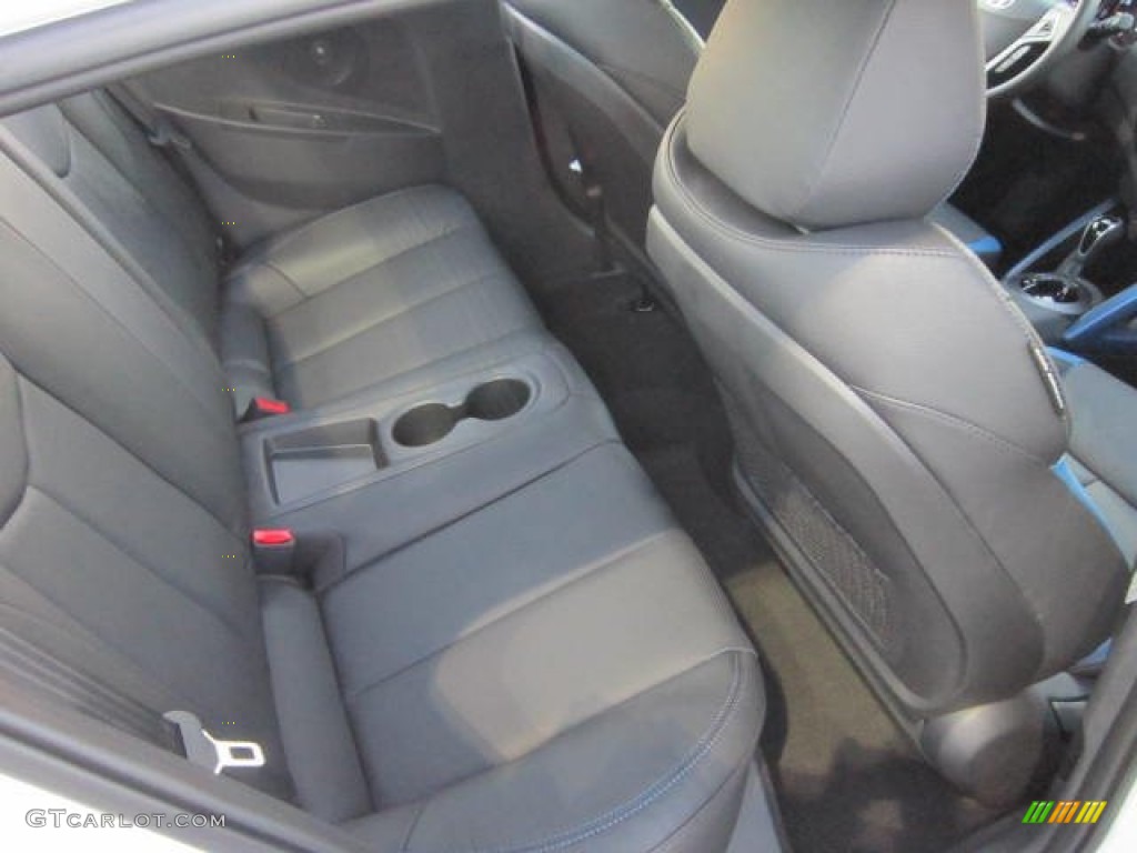 Blue Interior 2013 Hyundai Veloster Turbo Photo #73413036