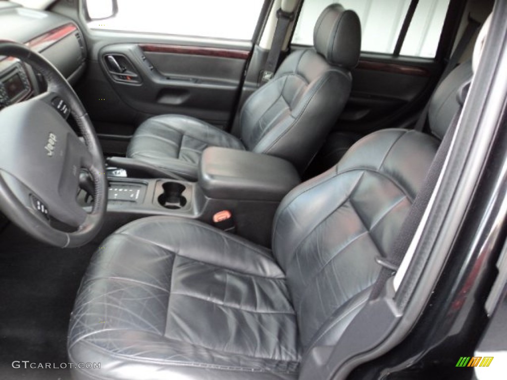 Dark Slate Gray Interior 2004 Jeep Grand Cherokee Limited 4x4 Photo #73413041