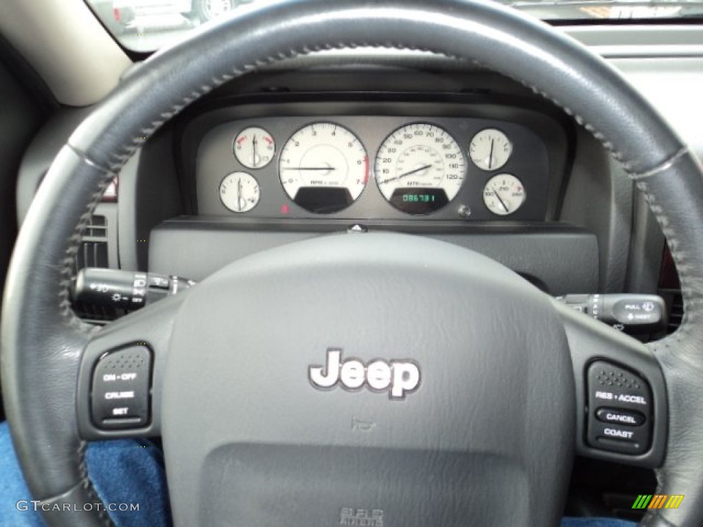 2004 Grand Cherokee Limited 4x4 - Brillant Black Crystal Pearl / Dark Slate Gray photo #12
