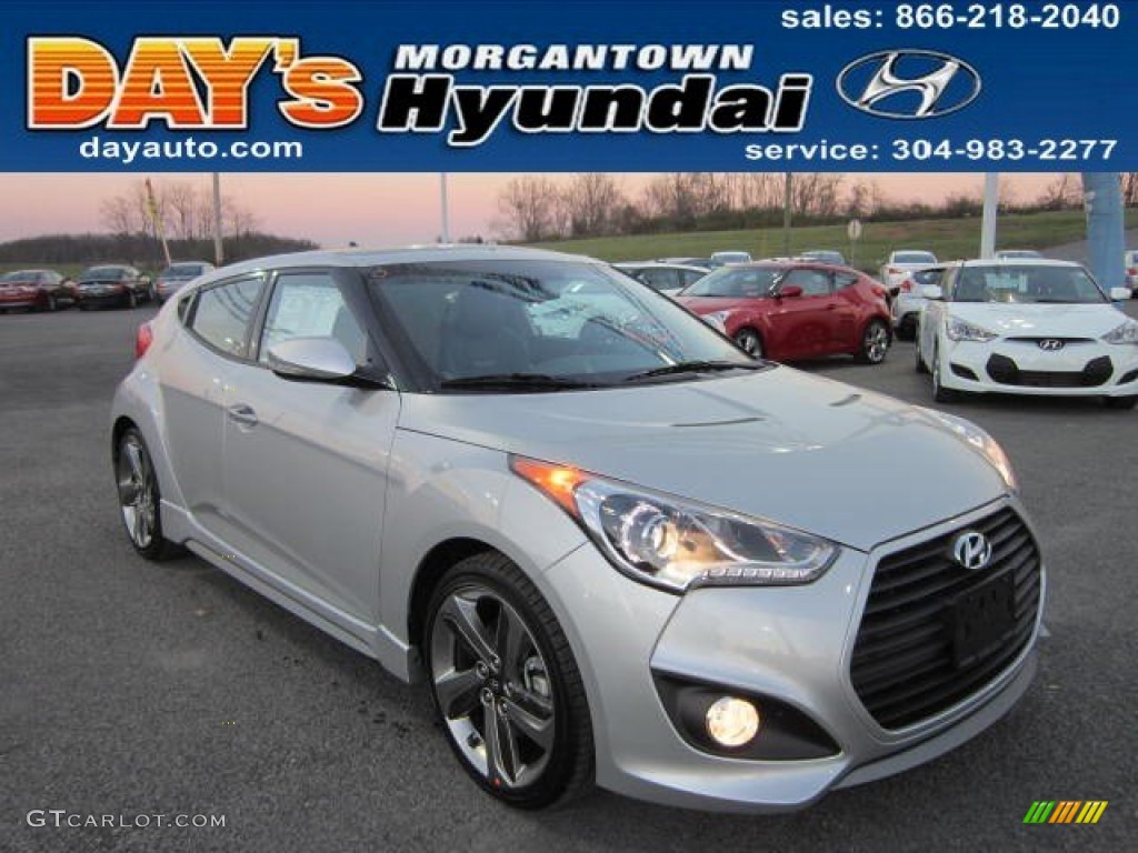 2013 Veloster Turbo - Ironman Silver / Gray photo #1