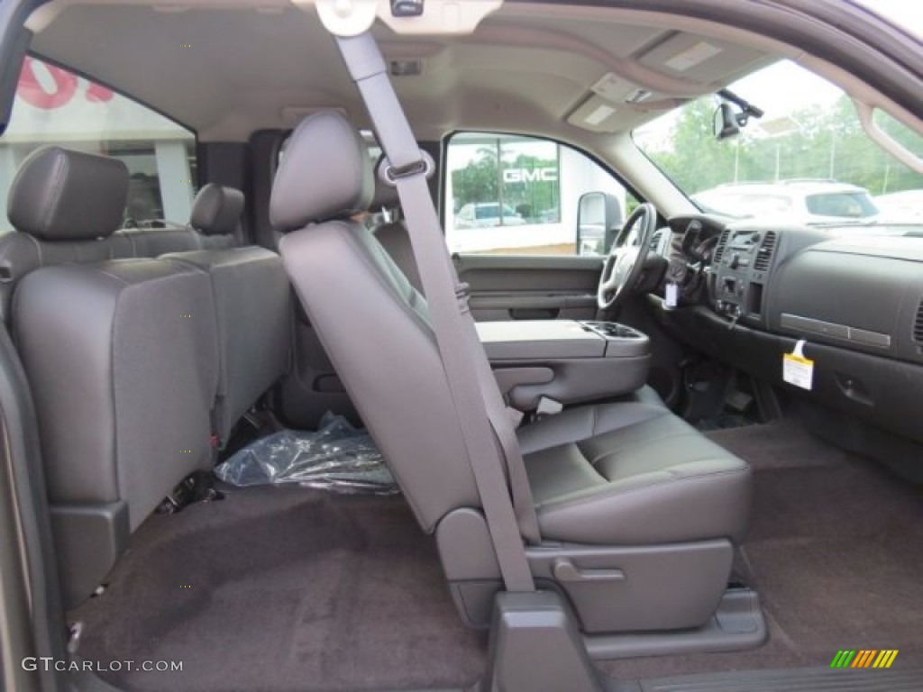 Ebony Interior 2013 GMC Sierra 2500HD SLE Extended Cab Photo #73413245