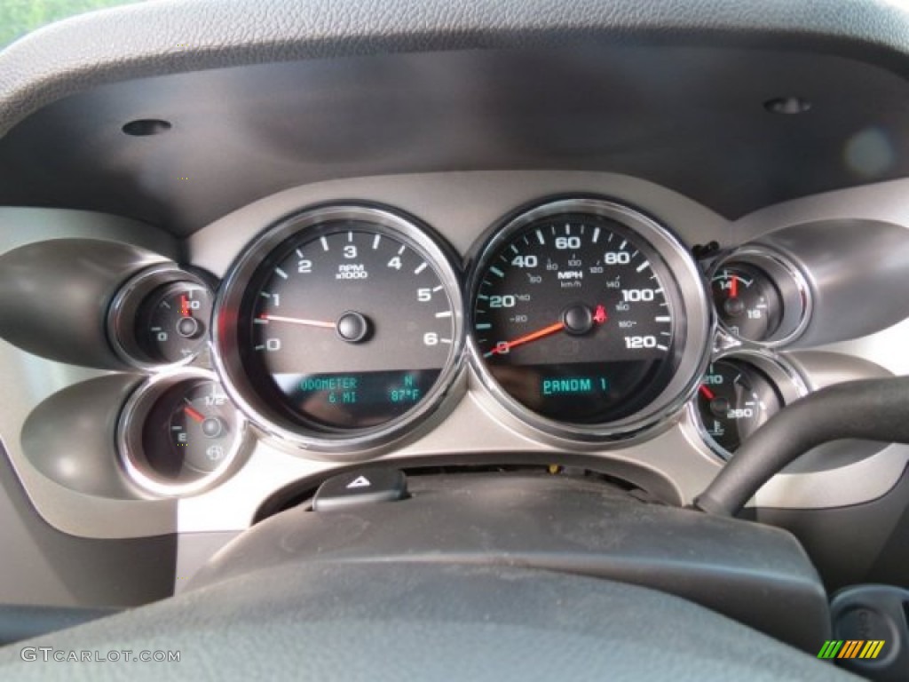 2013 GMC Sierra 2500HD SLE Extended Cab Gauges Photo #73413311