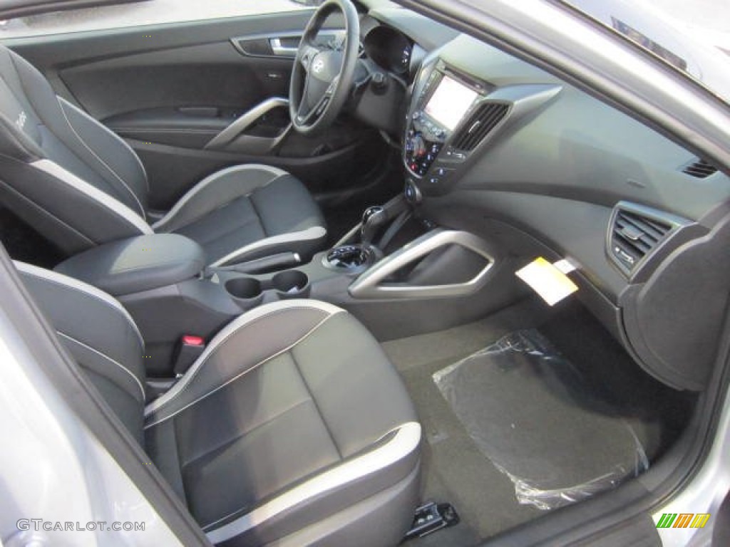 Gray Interior 2013 Hyundai Veloster Turbo Photo #73413395