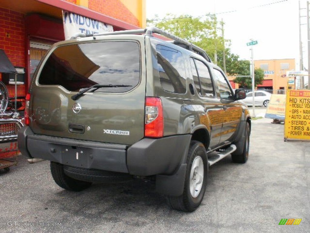 2003 Xterra XE V6 - Canteen Green Metallic / Sage photo #2
