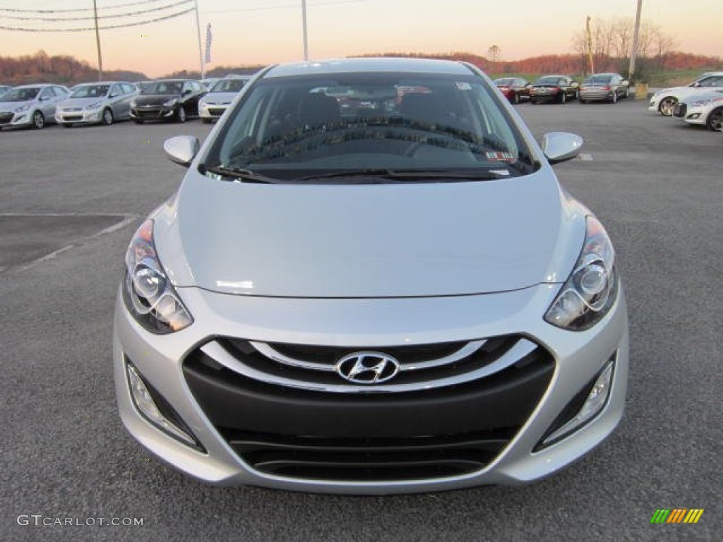 2013 Elantra GT - Silver / Black photo #2