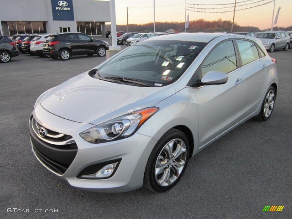 2013 Elantra GT - Silver / Black photo #3
