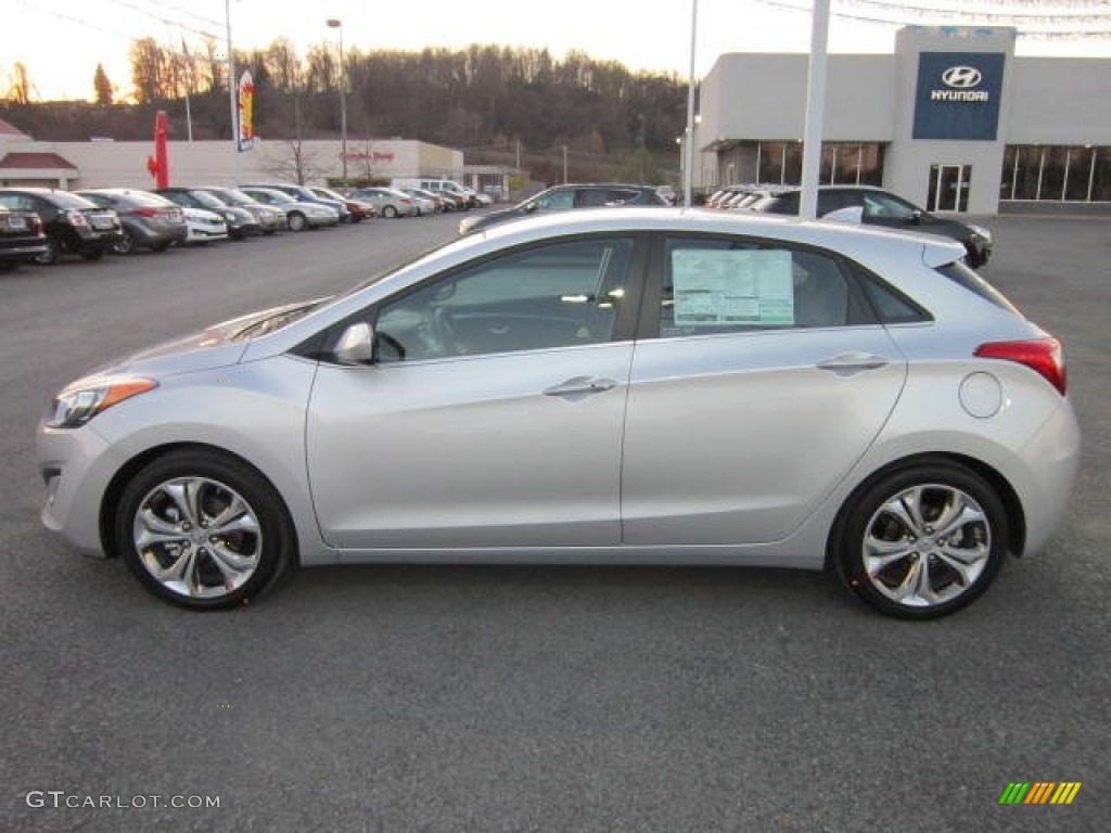 2013 Elantra GT - Silver / Black photo #4