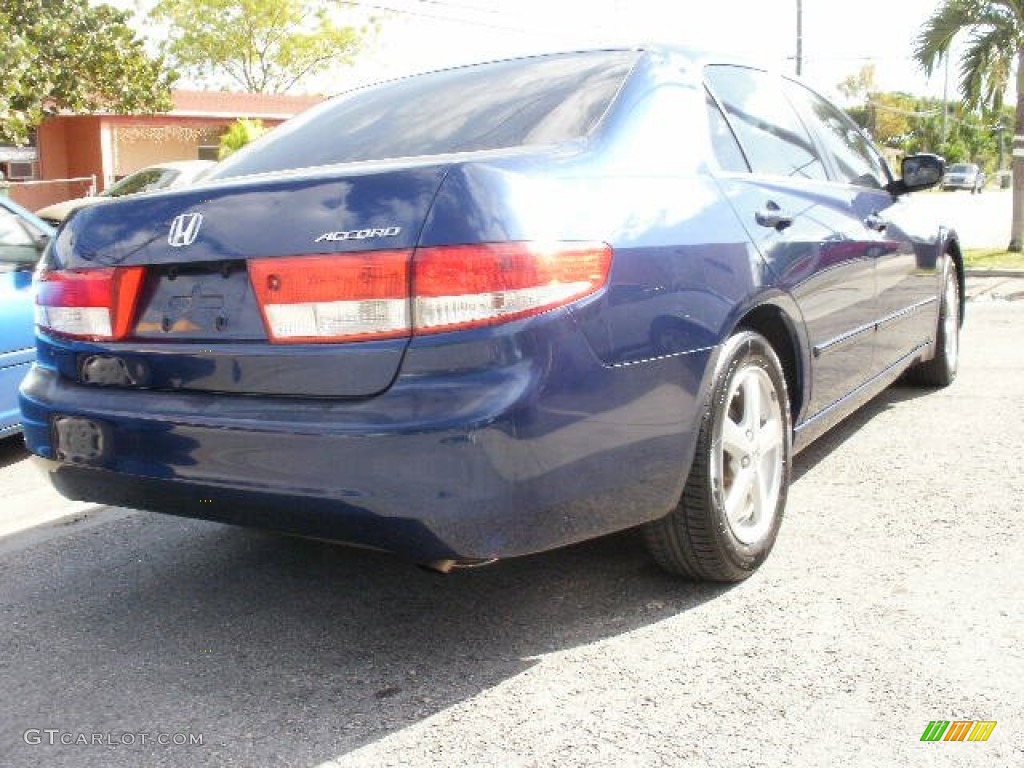 2003 Accord EX-L Sedan - Eternal Blue Pearl / Gray photo #3